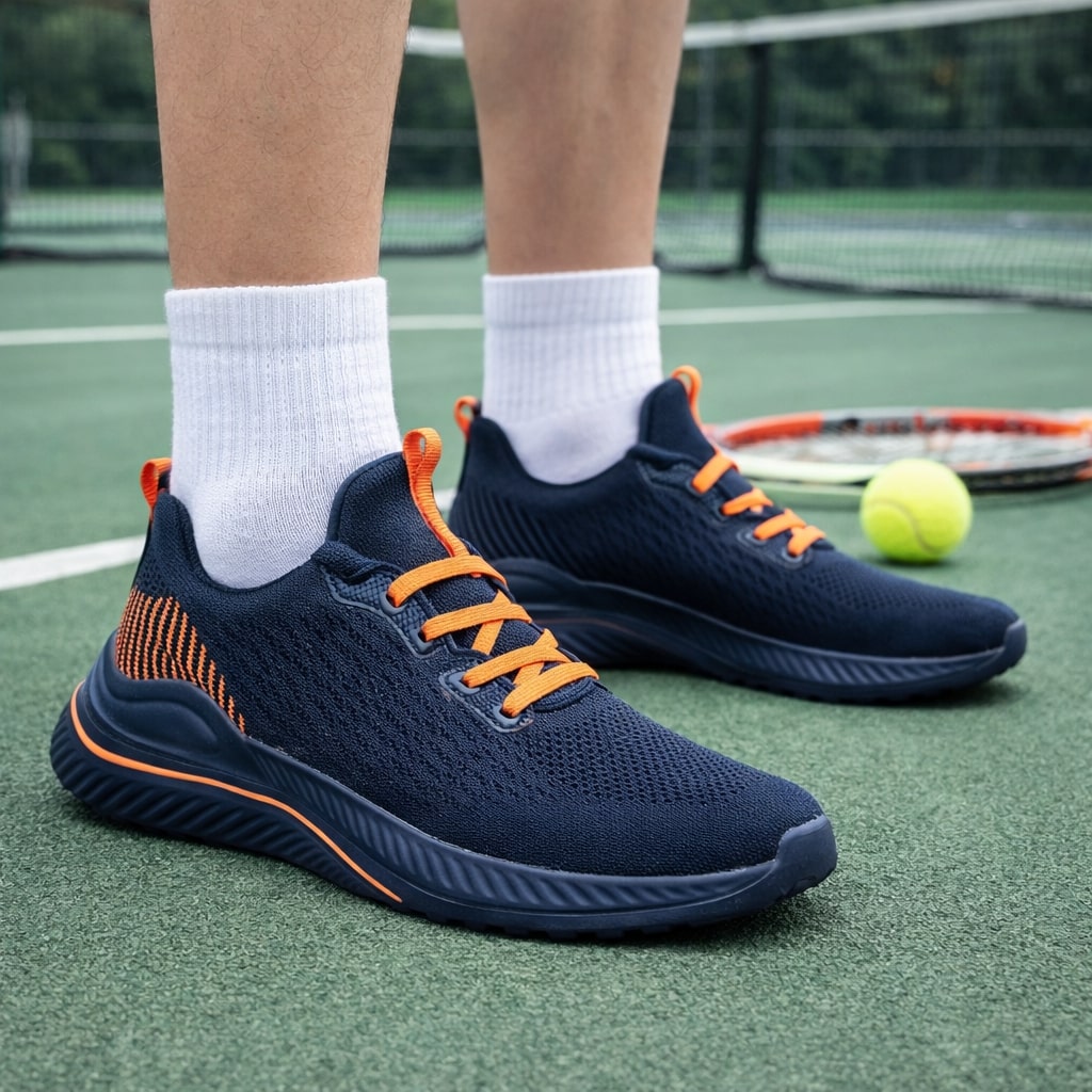 Slow Man men's comfortable lightweight athletic sneakers for casual walking